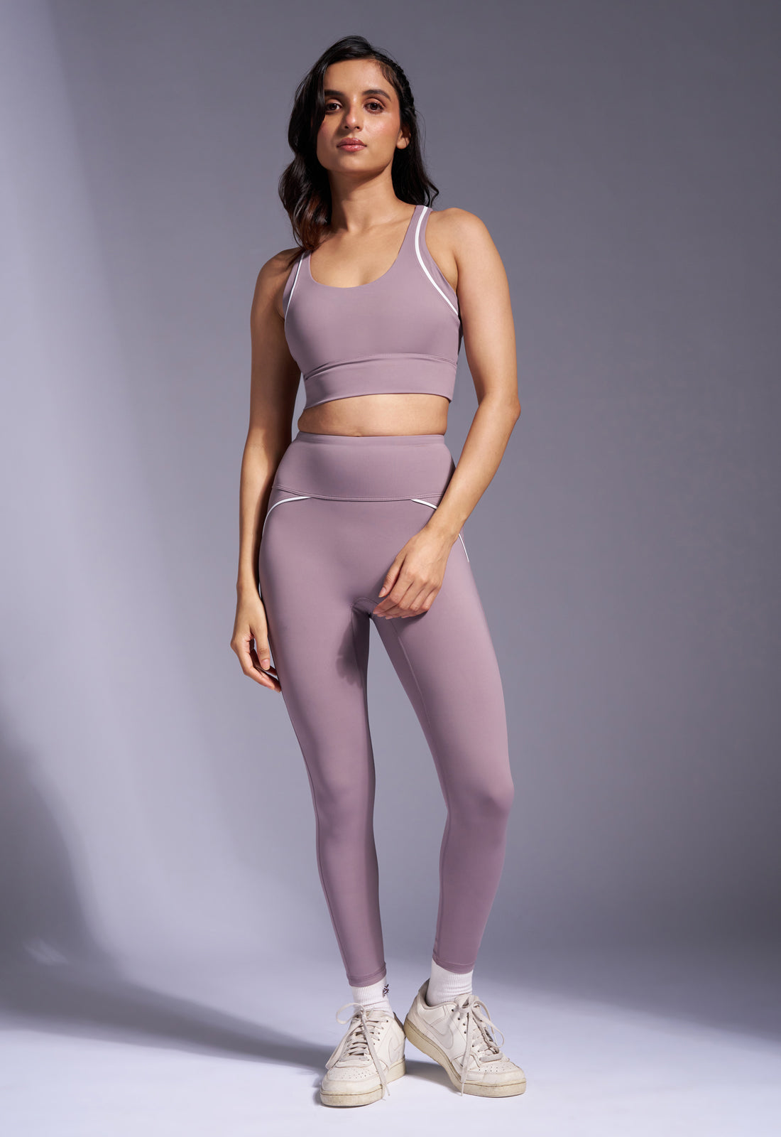 Bonded Contrast Sports Bra