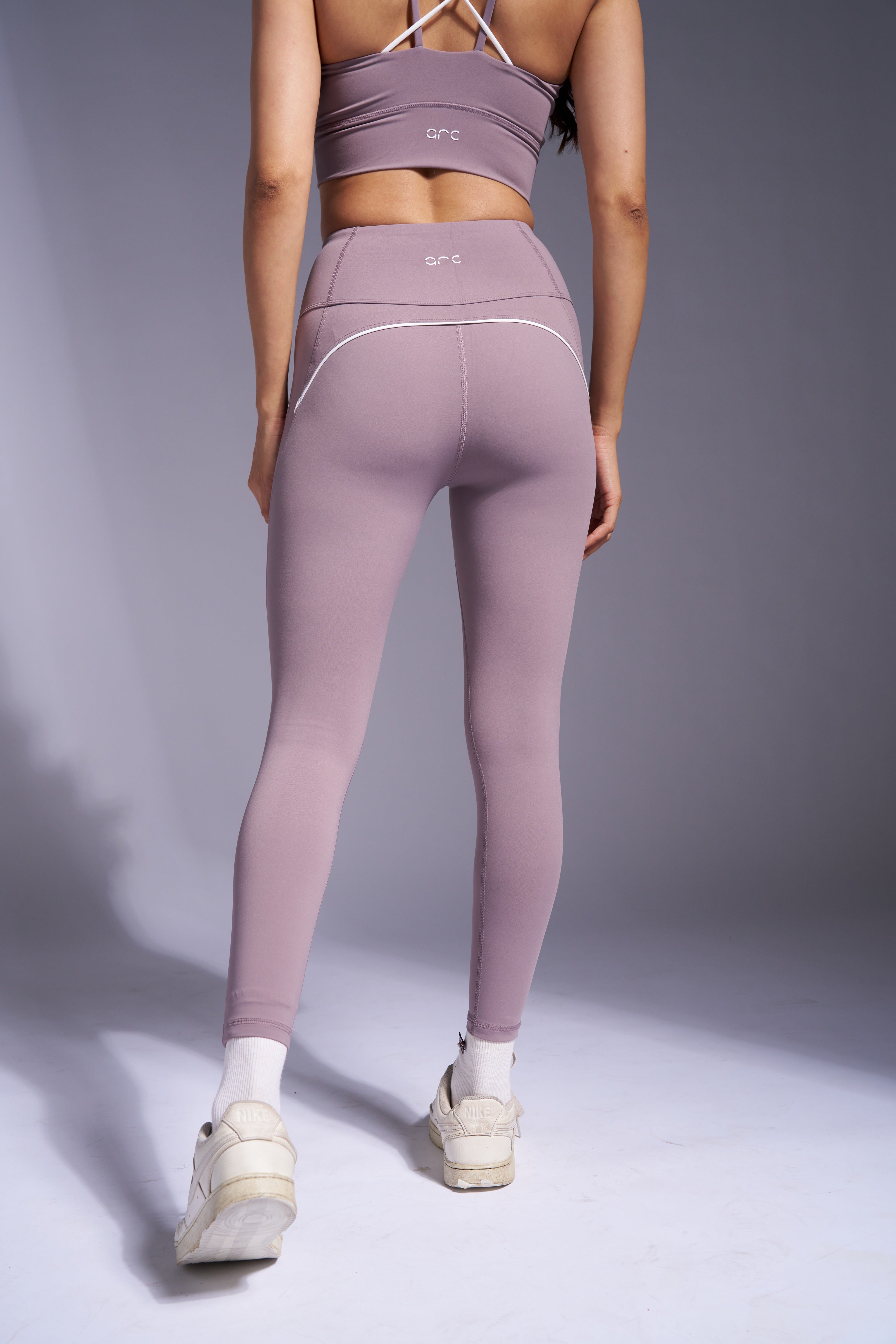 Bonded Contrast Leggings