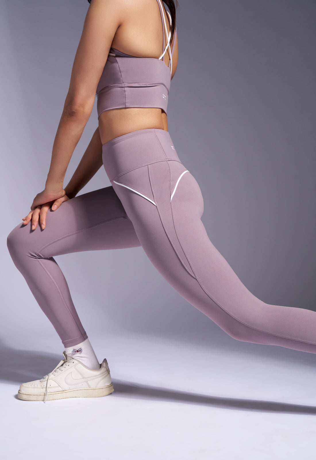 Bonded Contrast Leggings