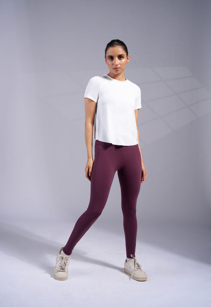 BreezeFit Back-Open Workout T-Shirt for Women