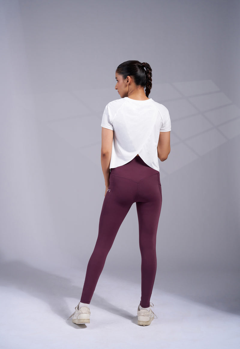BreezeFit Back-Open Workout T-Shirt for Women