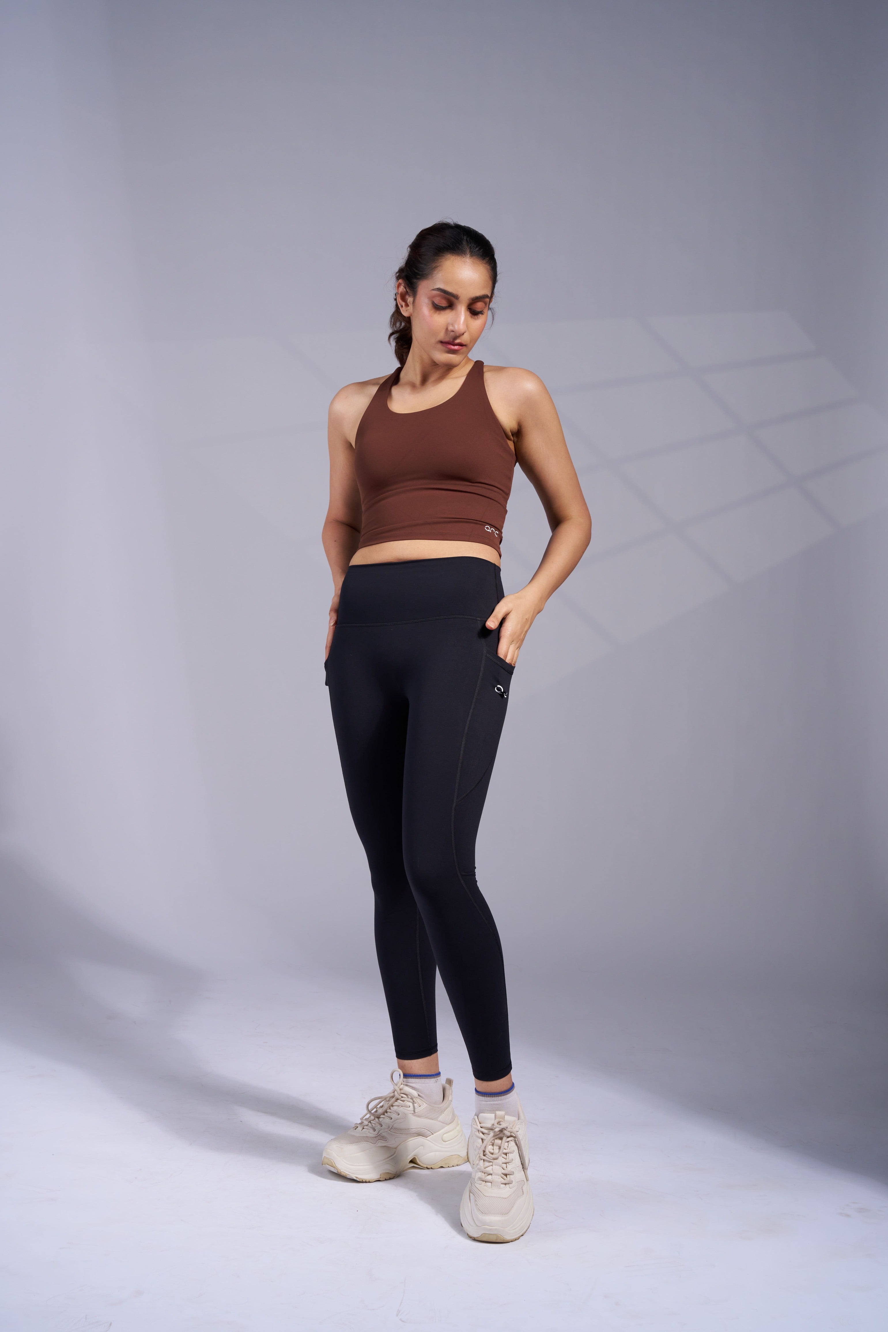 CoreFit High-Waist Leggings for Women with Pockets