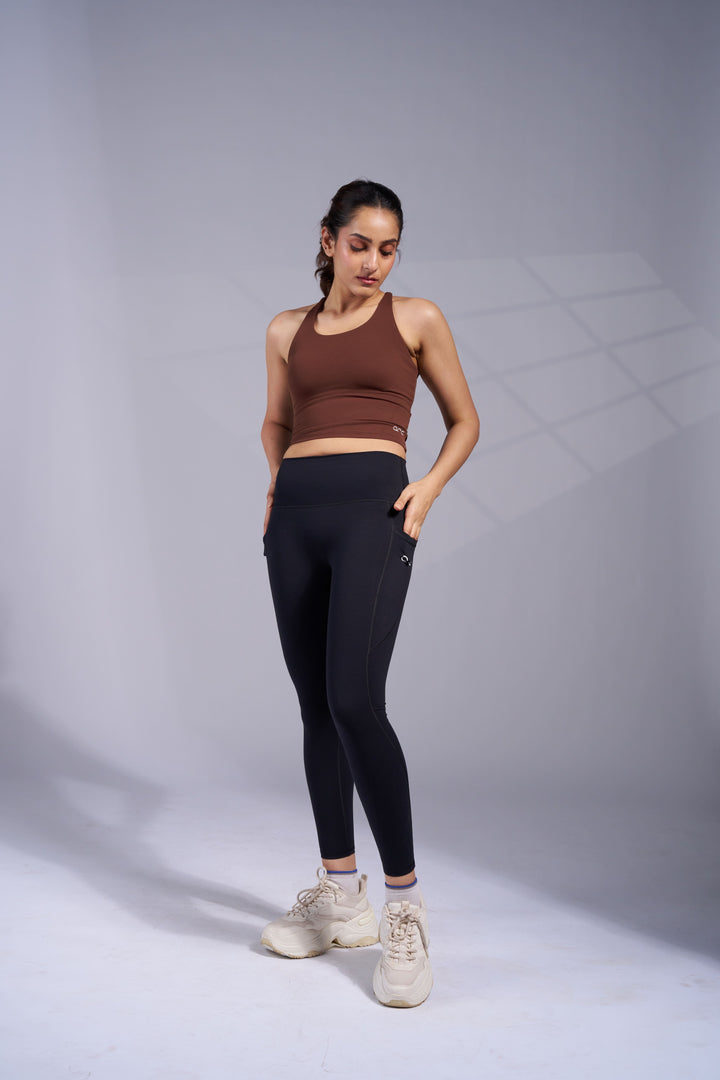 CoreFit High-Waist Leggings for Women with Pockets