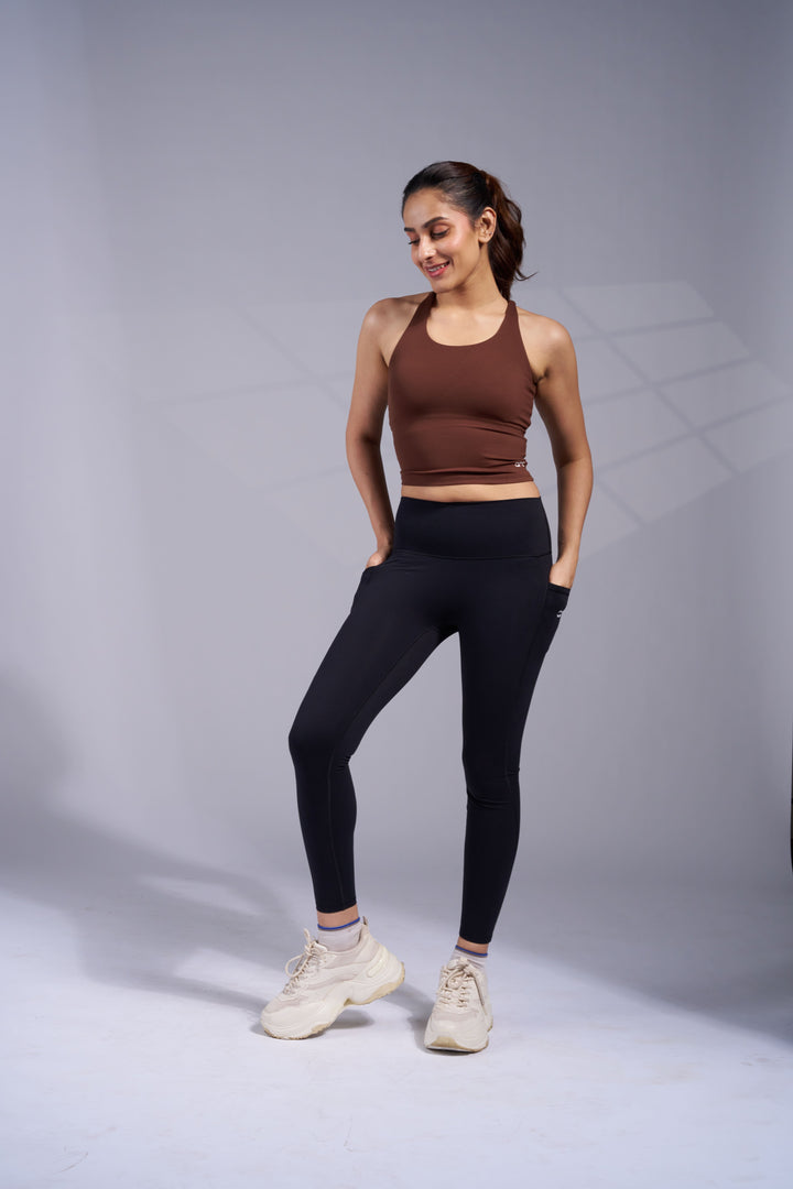 CoreFit High-Waist Leggings for Women with Pockets