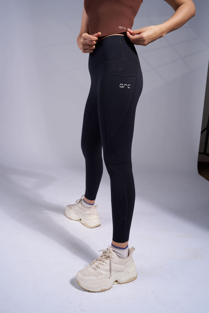 CoreFit High-Waist Leggings for Women with Pockets